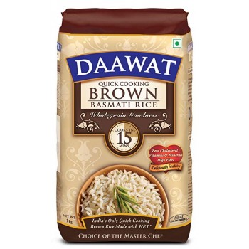 Daawat Brown Basmati Rice (Quick Cooking) 5kg